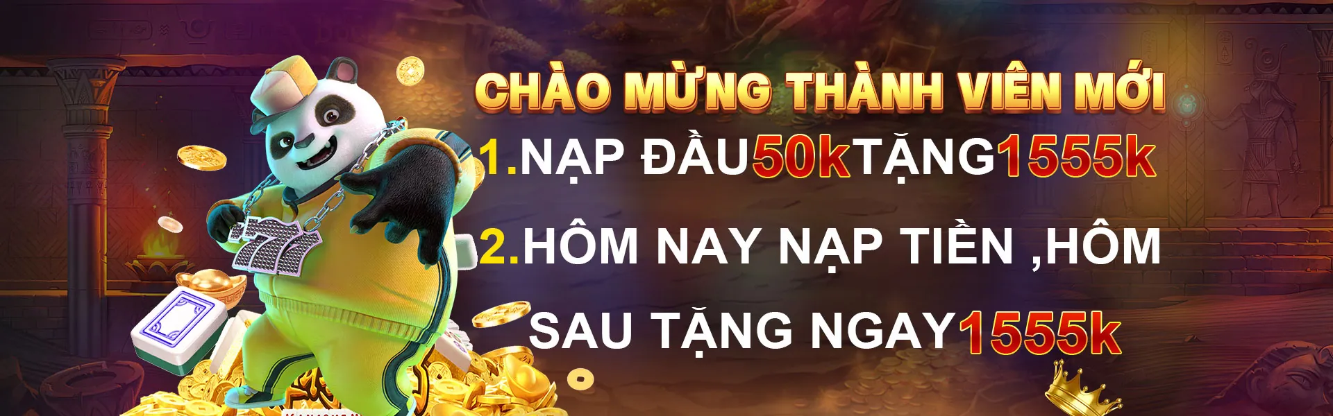 Biểu ngữ khuyến mãi thưởng nạp lại hàng tuần